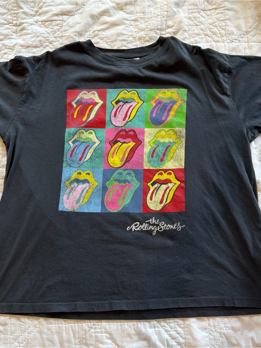 The Rolling Stones Gray Graphic Tee